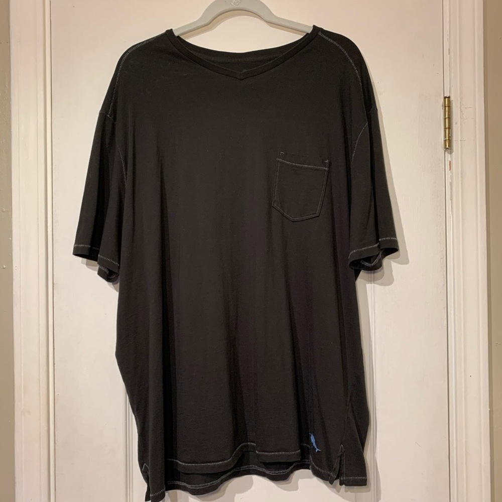 Men's Tommy Bahama Short Sleeve Shirt in Charcoal